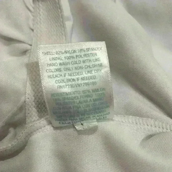 Kona Sol Purple Stripe V Neck Low Back High Leg One Piece Swimsuit Size L - Picture 4 of 9